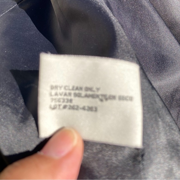 ST JOHNS BAY Double Breasted Peacoat Jacket Gray CASHMERE WOOL Womens Small - Picture 11 of 14